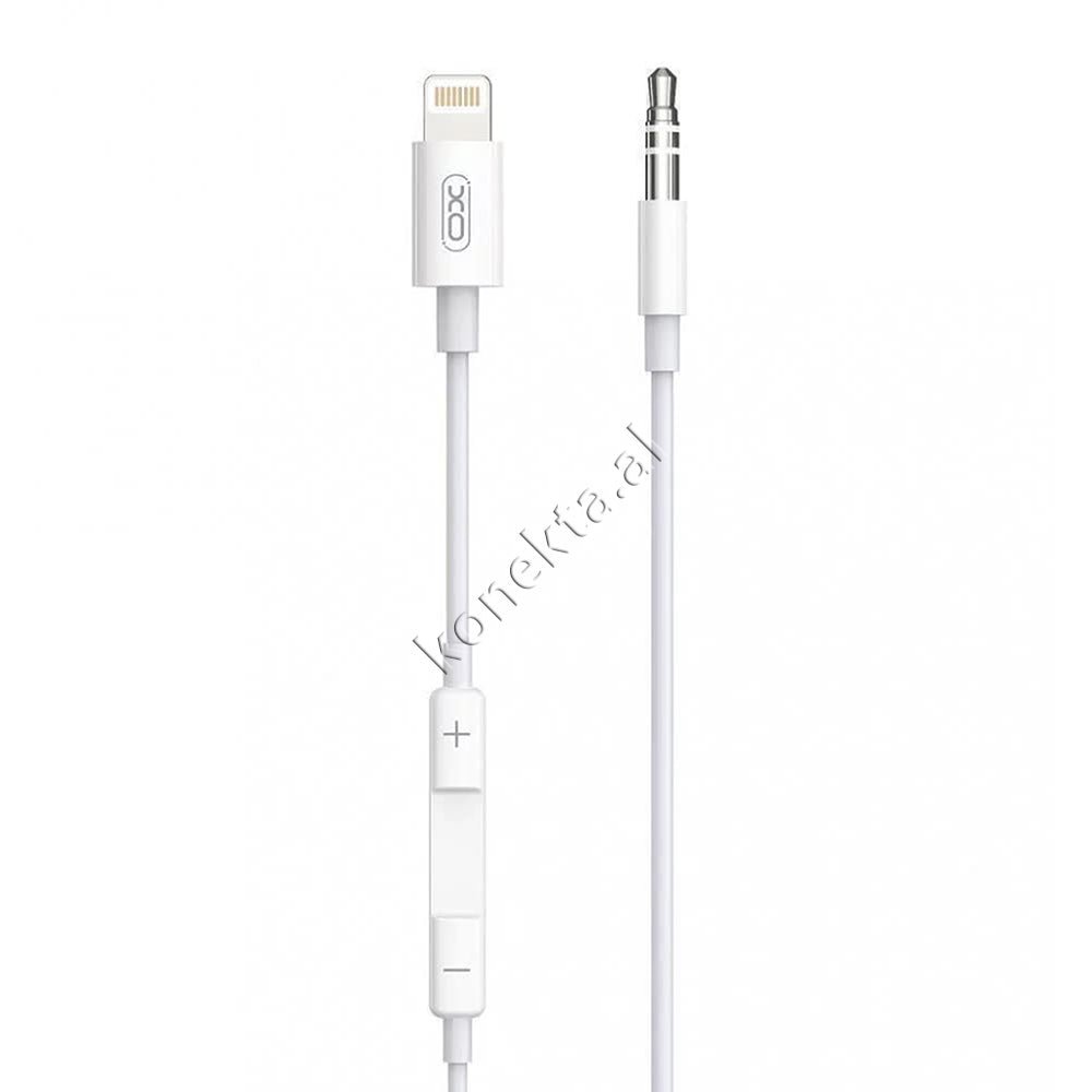 XO Kabell Aux 1m Lightning ose Type-C ne Aux 3.5mm - Image 1