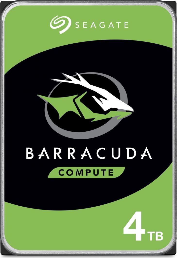 Seagate BarraCuda HDD, 4TB, 3.5" SATA III (ST4000DM004) - Image 1