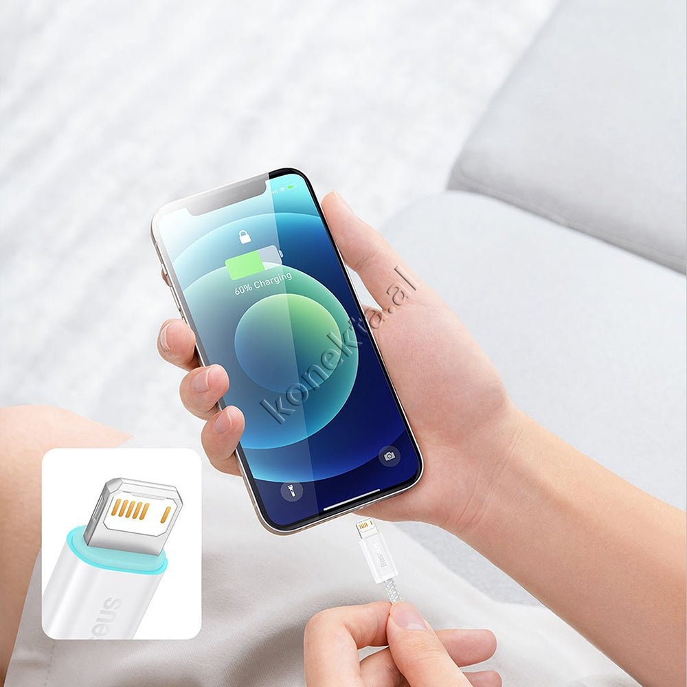 Baseus USB to Lightning Charging Cable, 1m - Thumbnail 5