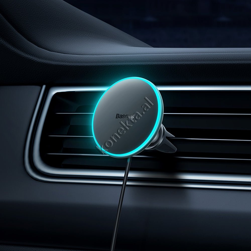 Baseus Car Phone Holder with Wireless Charging and USB Port - Thumbnail 8