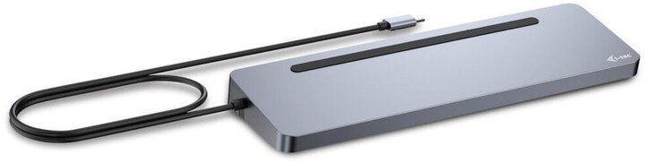 I-Tec Docking Station USB-C Metal Ergonomic, 3x 4K Display, PD 100W + i-tec Universal Charger 100 W - Thumbnail 2
