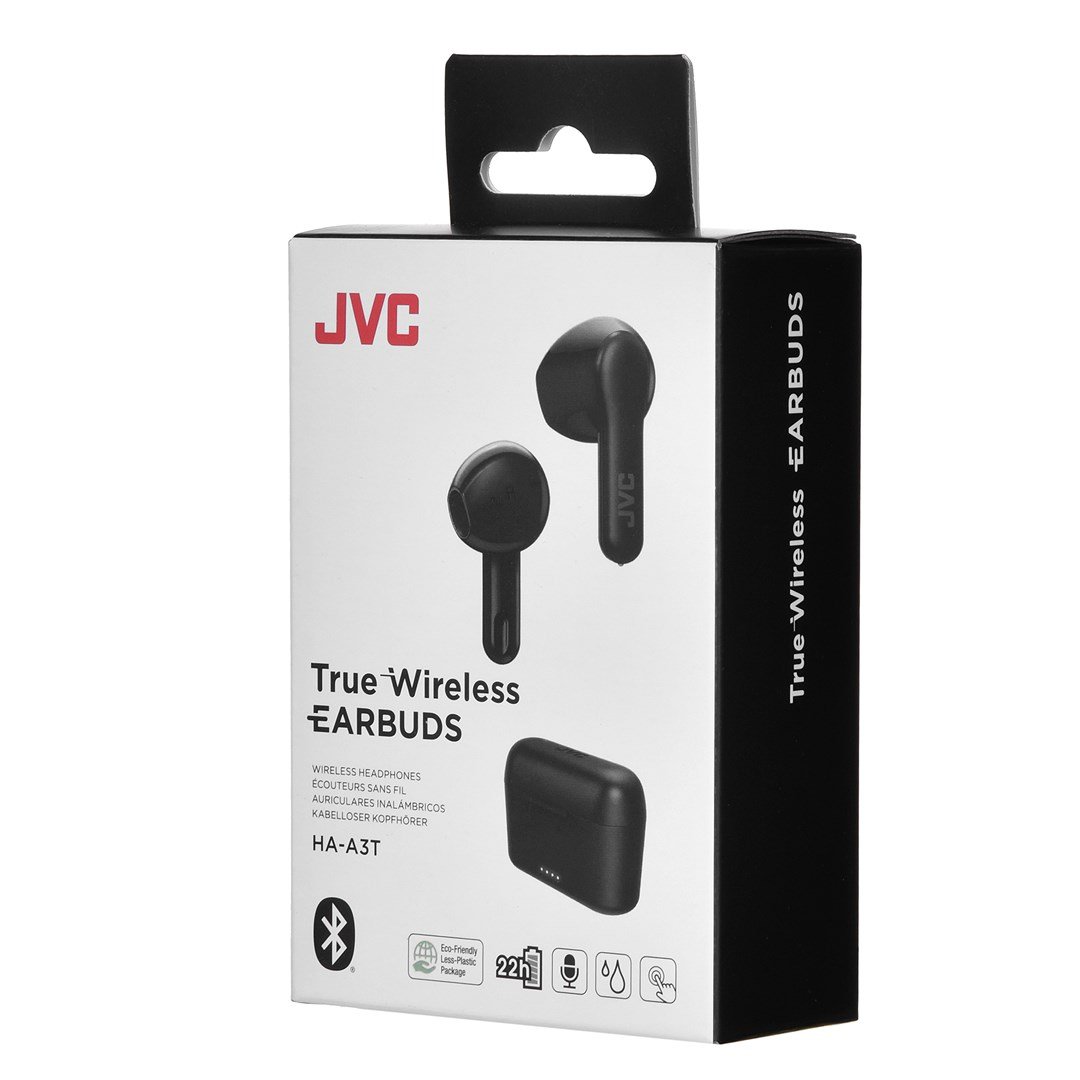JVC HA-A3T Headphones, Wireless, Black - Thumbnail 11