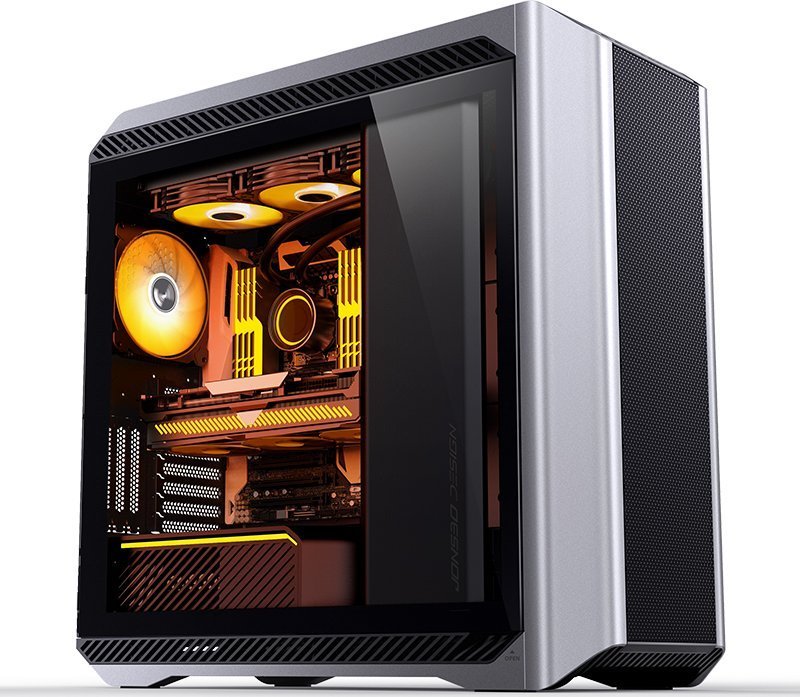 Jonsbo D500 ARGB Case, Black and Silver, Full Tower - Thumbnail 10