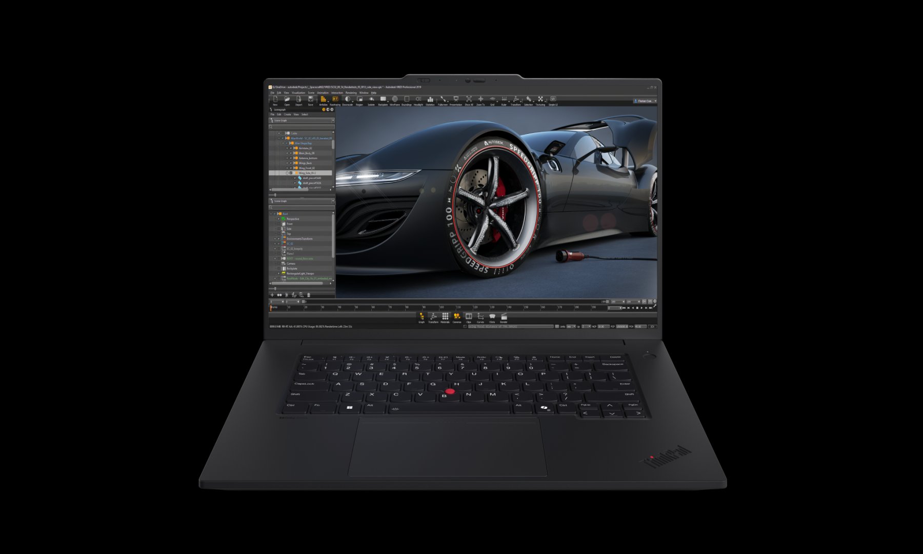 Lenovo ThinkPad P1 Laptop, 15.6 inch, 24 GB RAM, 512 GB SSD, Used - Image 1