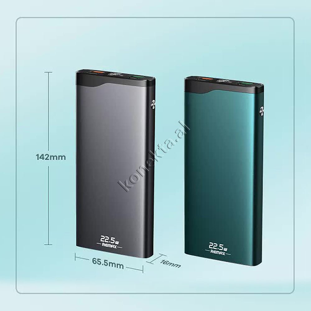 Remax 10000mah External Battery, Black, 3 Ports - Thumbnail 13