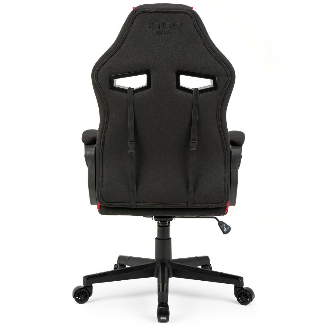 SENSE7 Knight Chair, Black/Red - Thumbnail 6