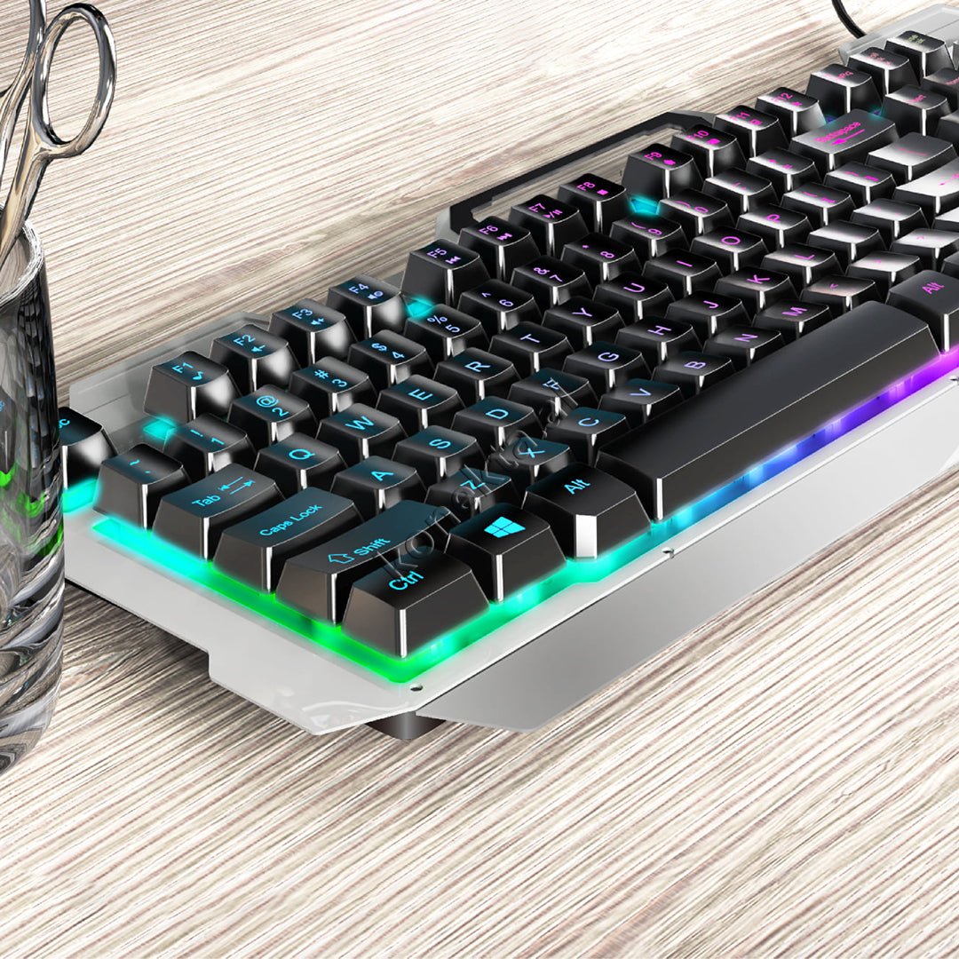 Moxom Gaming Keyboard with LED Lights - Thumbnail 8