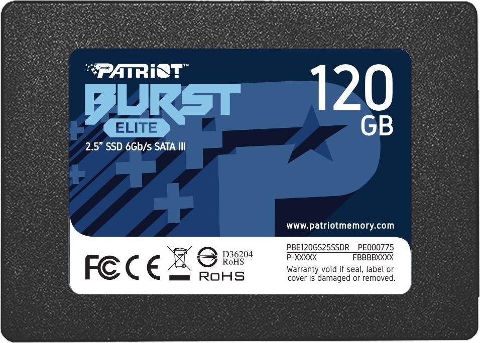 Patriot Burst Elite SSD, 120GB, 2.5" SATA III - Image 1