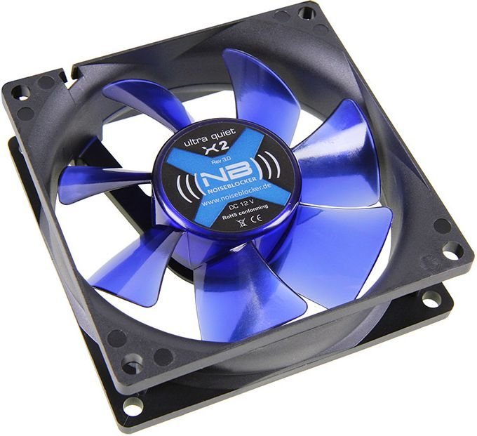 Noiseblocker BlackSilent X2 Cooler, 80 mm - Thumbnail 2