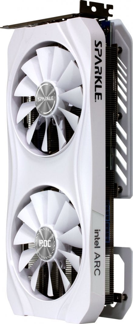 Sparkle Arc A770 ROC Luna White 16GB GDDR6 Graphics Card - Thumbnail 4