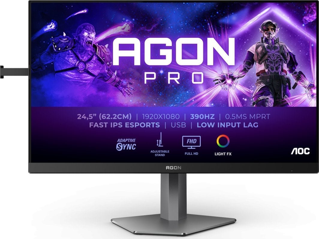 AOC Agon Pro AG256FS Monitor, 24.5", Full HD, Black - Image 1