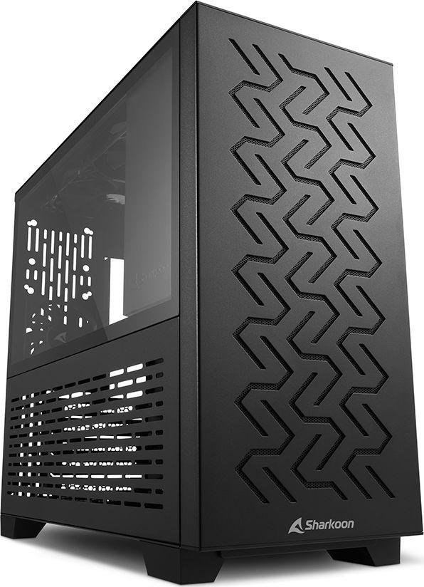 Sharkoon MS-Z1000 Case, Black, Mini Tower - Image 1