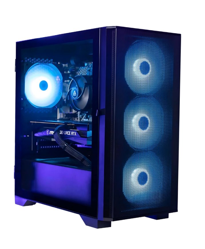 CUSTOM PRE-BUILD Gaming Desktop, Ryzen 9~9900X, 64 GB RAM DDR5, 1TB NVMe, AMD RX 7600 XT 16 GB - Image 1