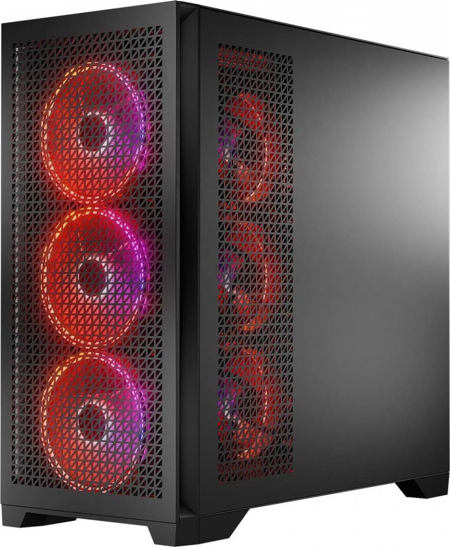 Modecom Volcano Expanse T Apex ARGB Case, Black, Midi Tower - Thumbnail 7