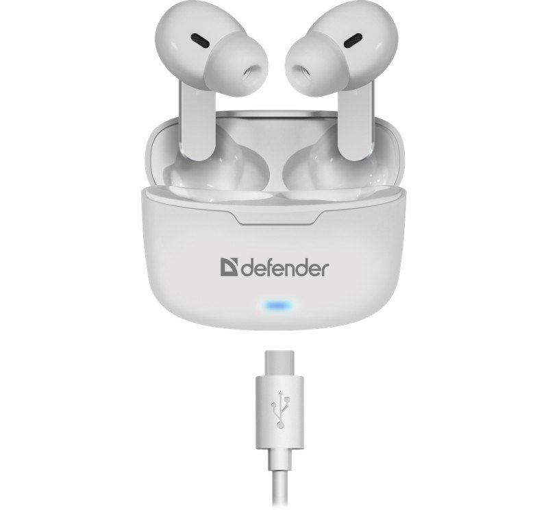 Defender TWINS 903 Headphones, Wireless, White - Thumbnail 2