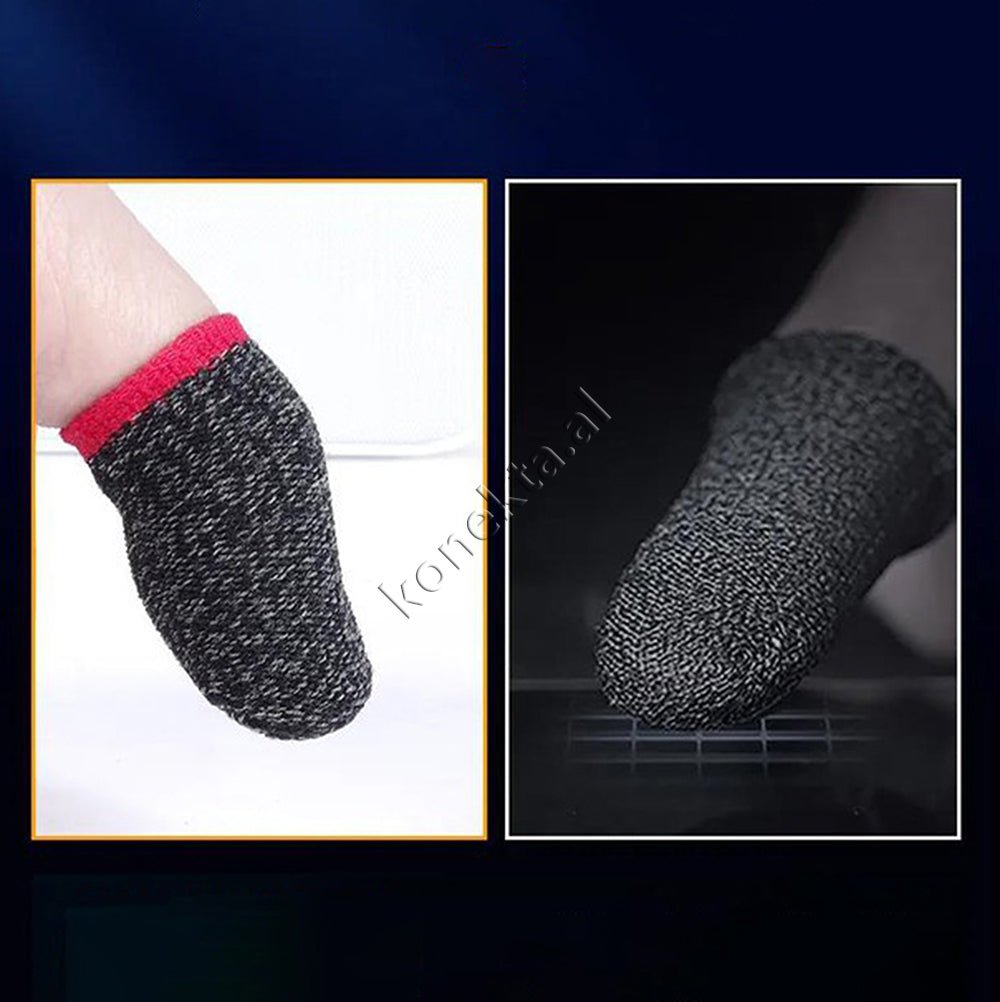 XO Gaming Finger Sleeves, Transparent with Black Protective Edges - Thumbnail 3