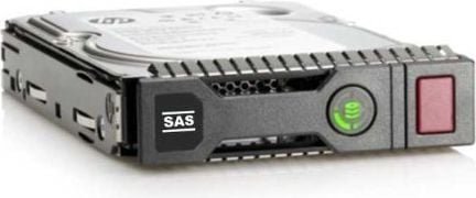 Hewlett Packard Enterprise 450GB Hard Disk, SAS, 15,000 RPM, 6Gb/s, 3.5", Black - Image 1