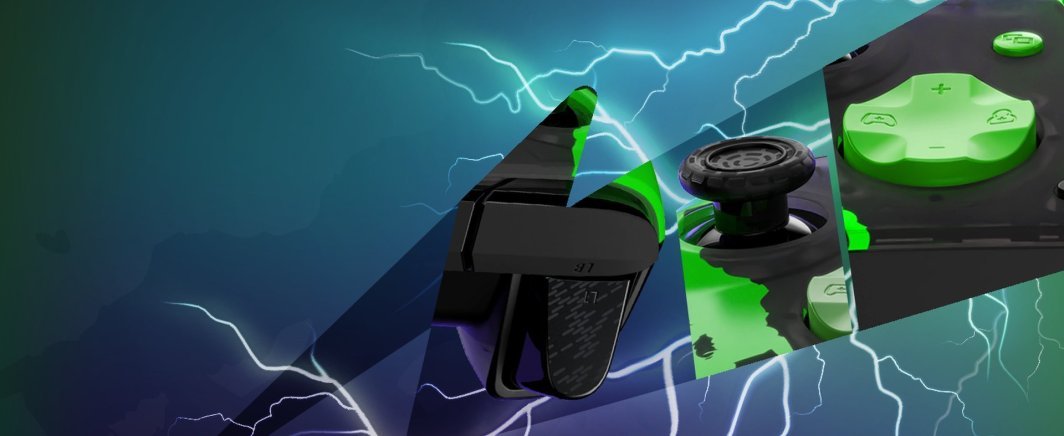 PDP XS Rematch Controller, Wired, Black / Green - Thumbnail 56