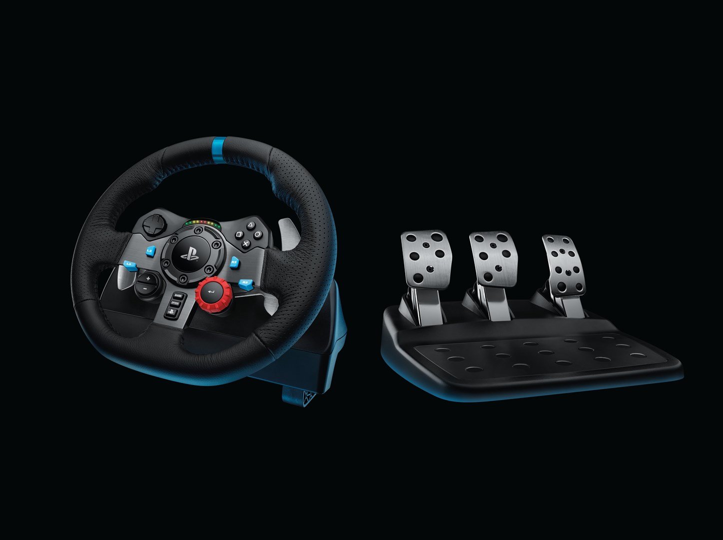 Logitech G G29 Gaming Wheel and Pedals, Black - Thumbnail 12