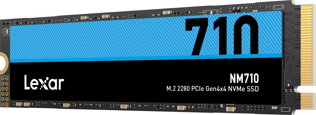 Lexar NM710 SSD, 500GB, M.2 2280 PCI-E x4 Gen4 NVMe - Thumbnail 2