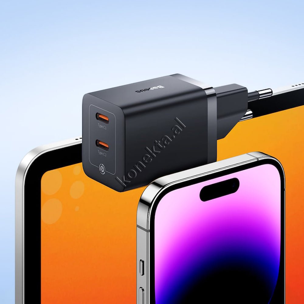 Baseus 40W Fast Charge Adapter, 2 Port Type-C - Thumbnail 16