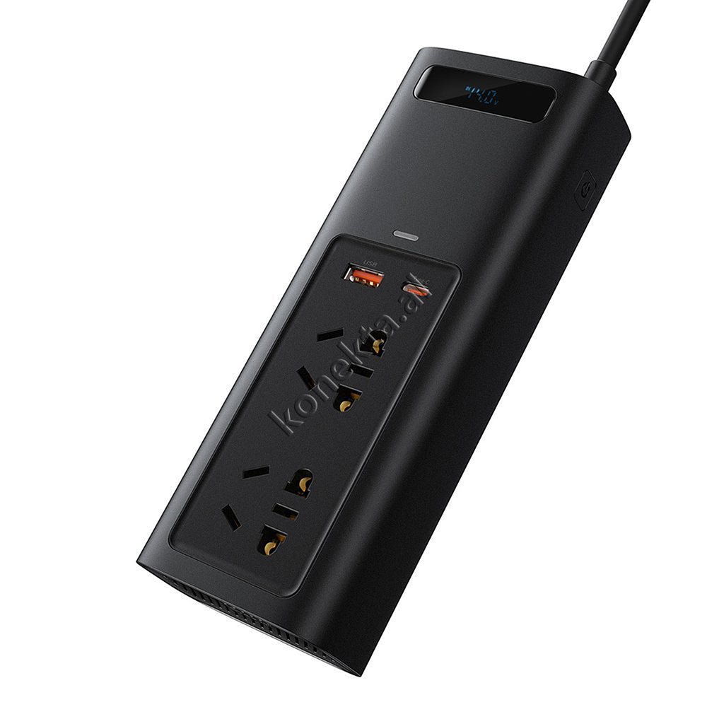 Baseus 150W Energy Converter, 4 Ports, Black - Thumbnail 5