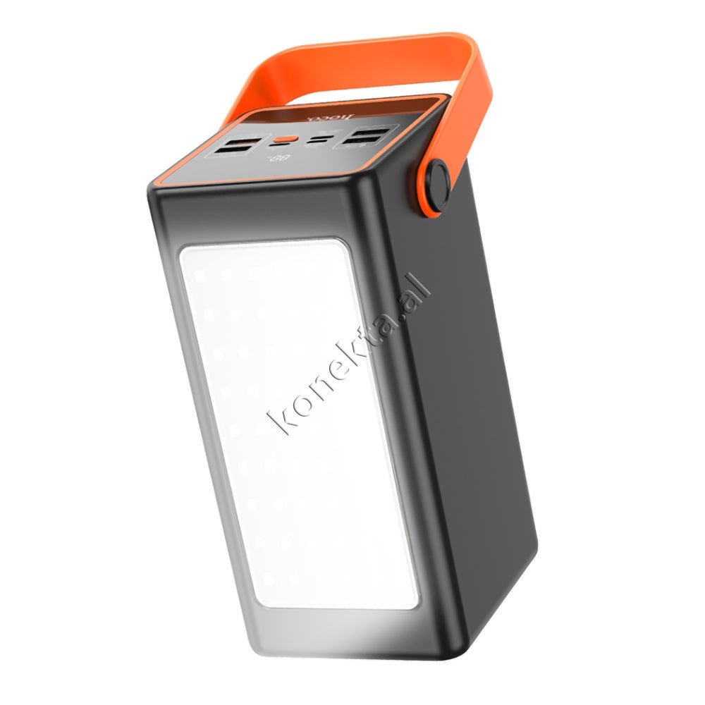 Hoco 90000mAh External Battery, White, LED Light, Multiple Ports, Fast Charging 22.5W - Thumbnail 7