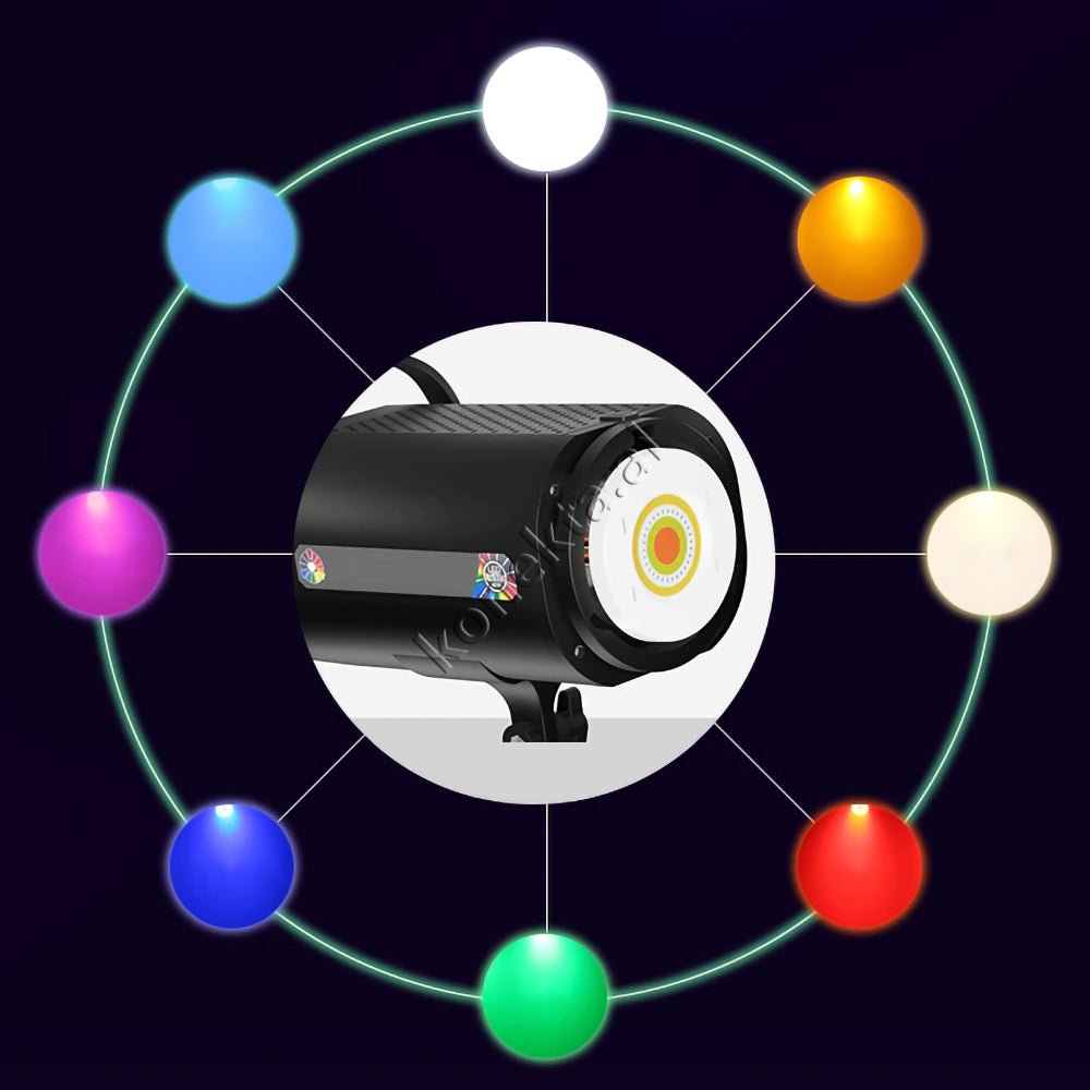 tjetertjeter LED RGB Light with SoftBox, 500W, Tripod 1.7m - Thumbnail 7