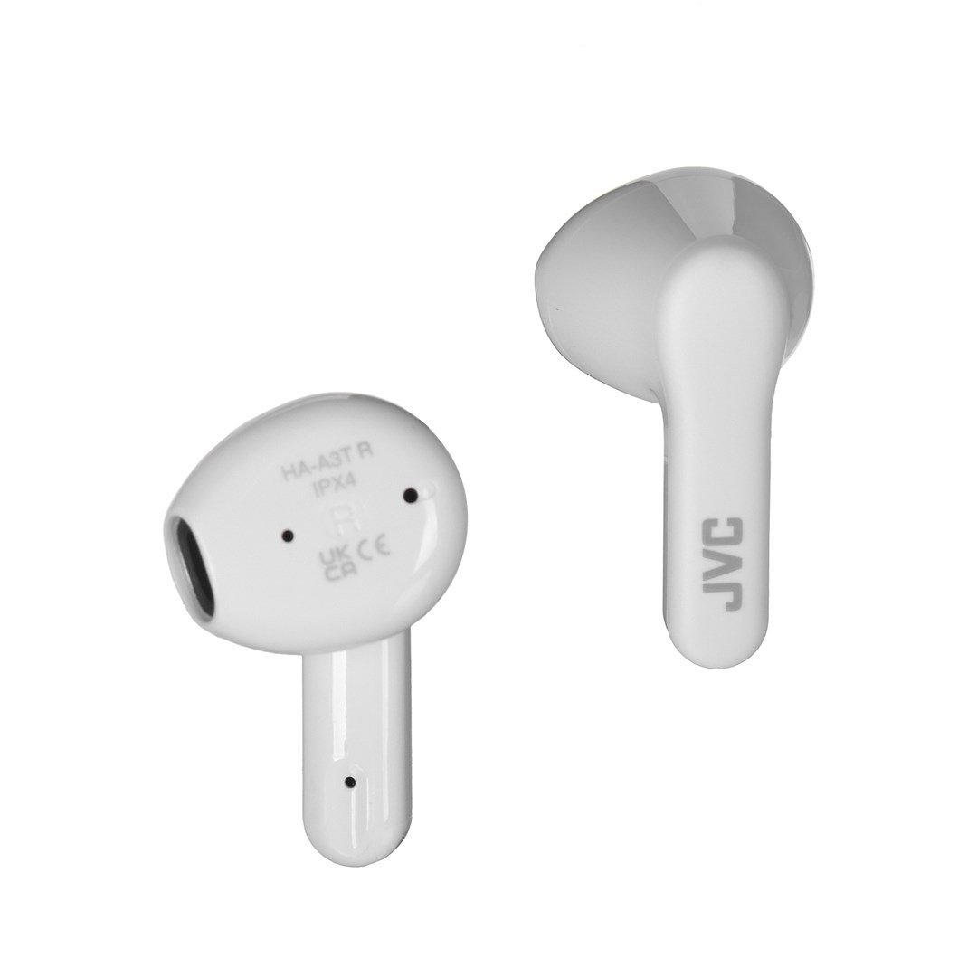JVC HA-A3T Headphones, Wireless, White - Image 1