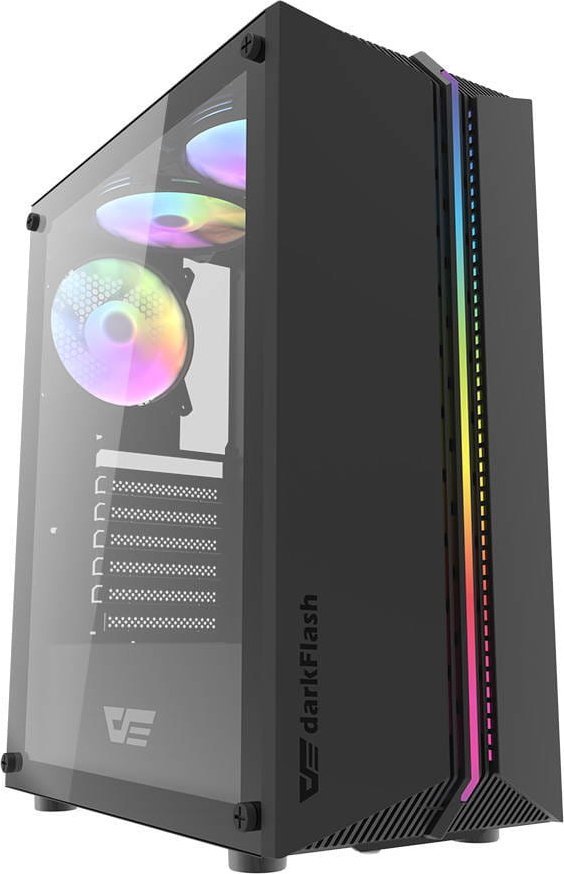 Darkflash DK151 Case, Black, Midi Tower - Image 1