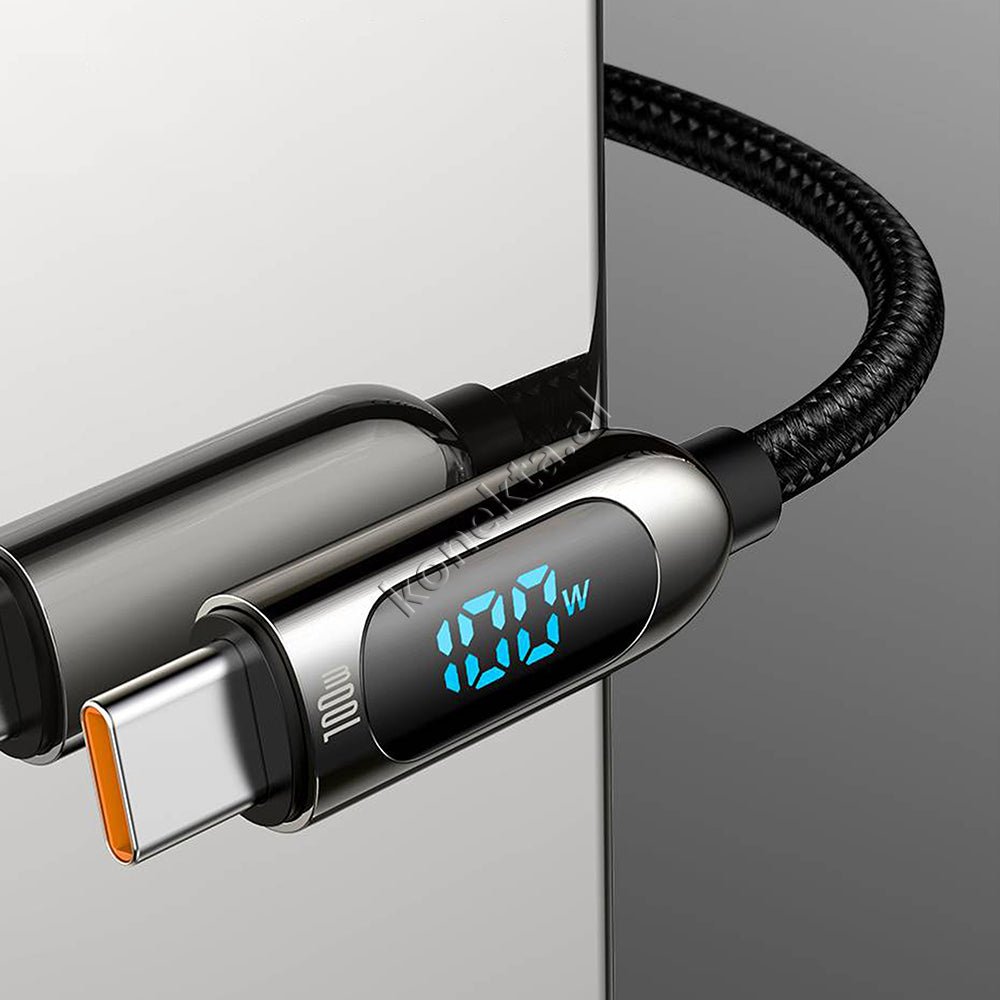 Baseus Type-C to Type-C Charging Cable, 100W, 2m - Thumbnail 10