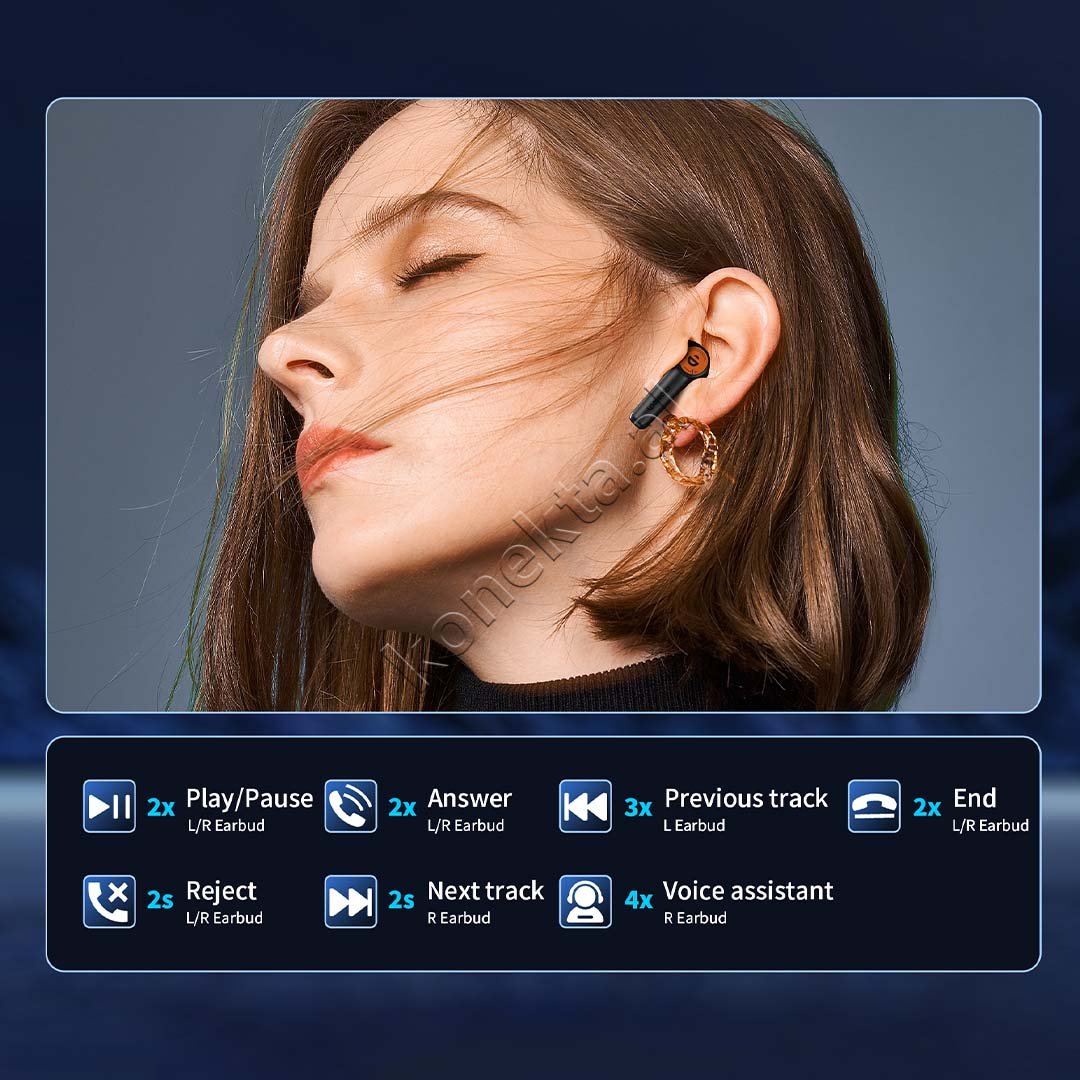 Choetech BH-T19 Headphones, Bluetooth 5.3, IPX4 - Thumbnail 8