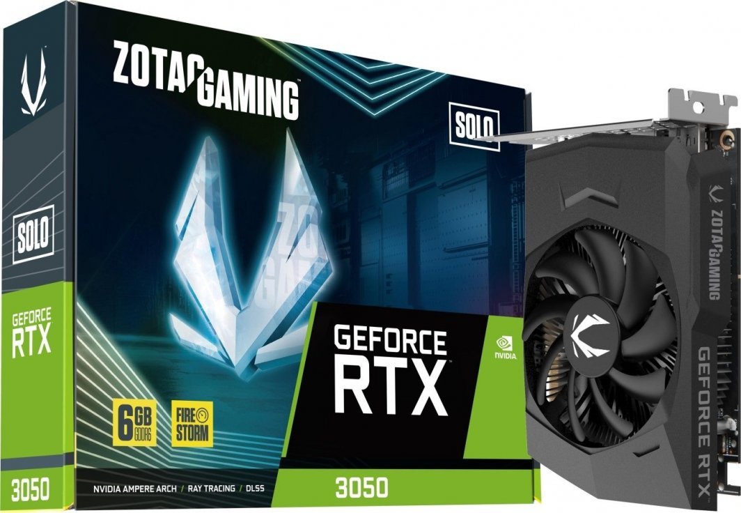 Zotac Gaming GeForce RTX 3050 Solo 6GB GDDR6 Graphics Card - Image 1
