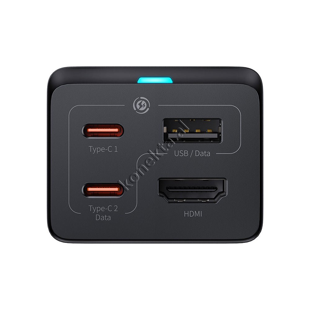 Baseus Adaptor Karikimi 67W Me 2 Porta Type-C / 1 Porte USB & HDMI - Thumbnail 4
