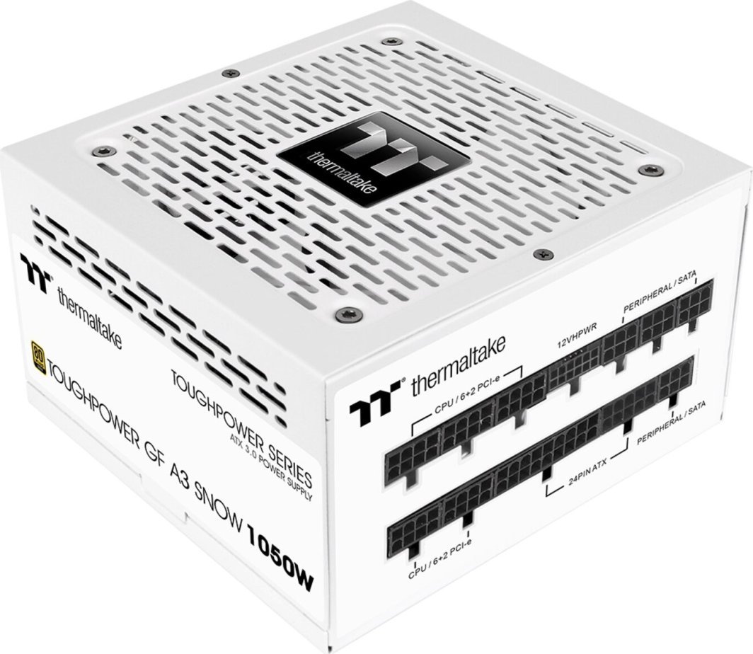 Thermaltake Toughpower GF A3 Snow Power Supply, 1050W, ATX 3.0 - Image 1