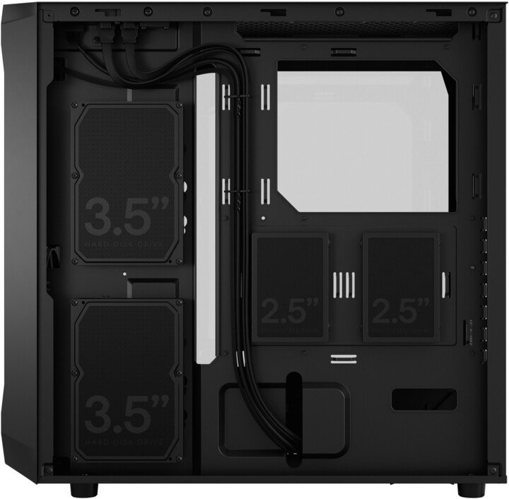 Fractal Design Focus 2 Case, Black TG Clear Tint - Thumbnail 11