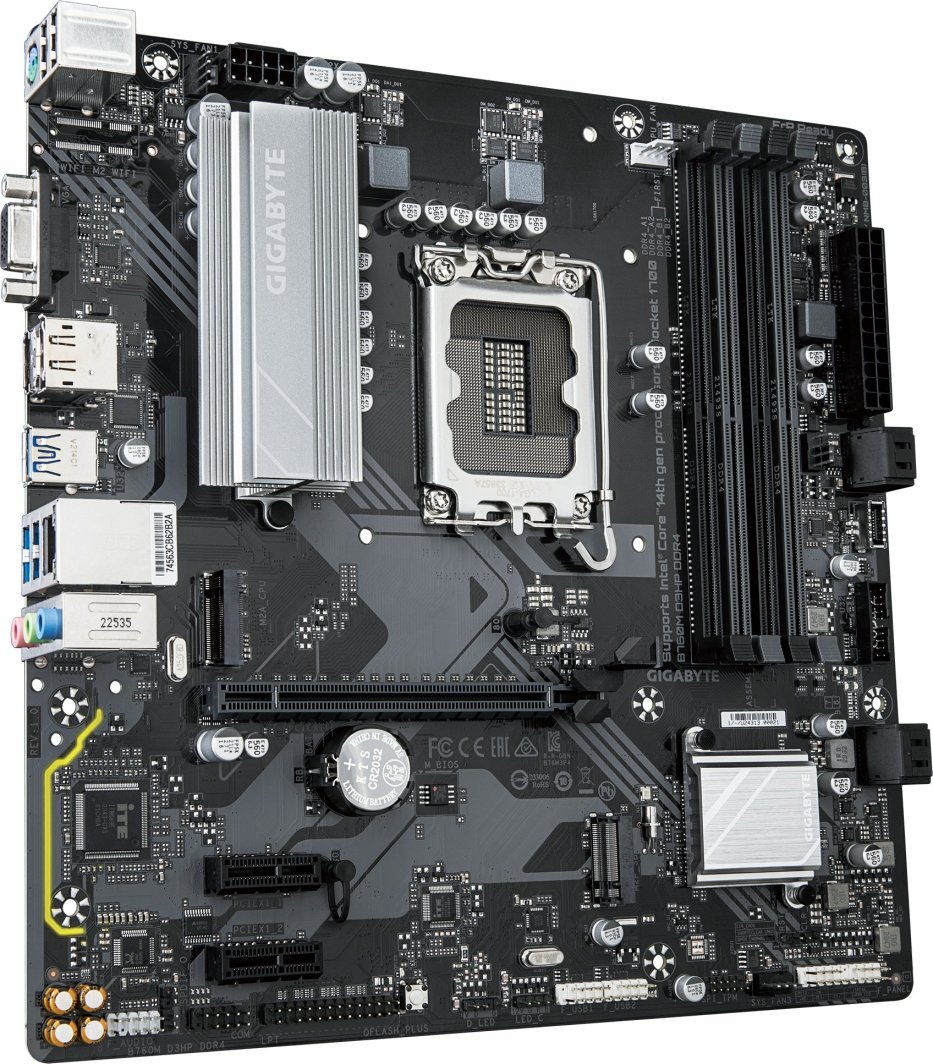 Gigabyte B760M Motherboard, D3HP, DDR4 - Thumbnail 3