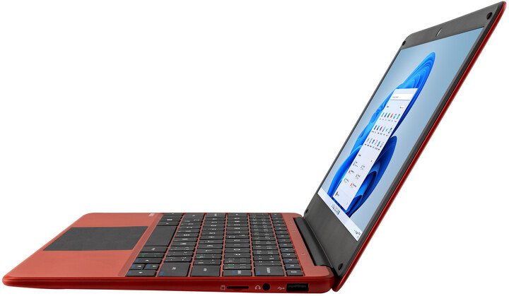 Umax VisionBook 12WRx Laptop, 11.6", Intel Celeron N4020, 4GB RAM, 128GB eMMC, Intel UHD Graphics, Red - Thumbnail 3
