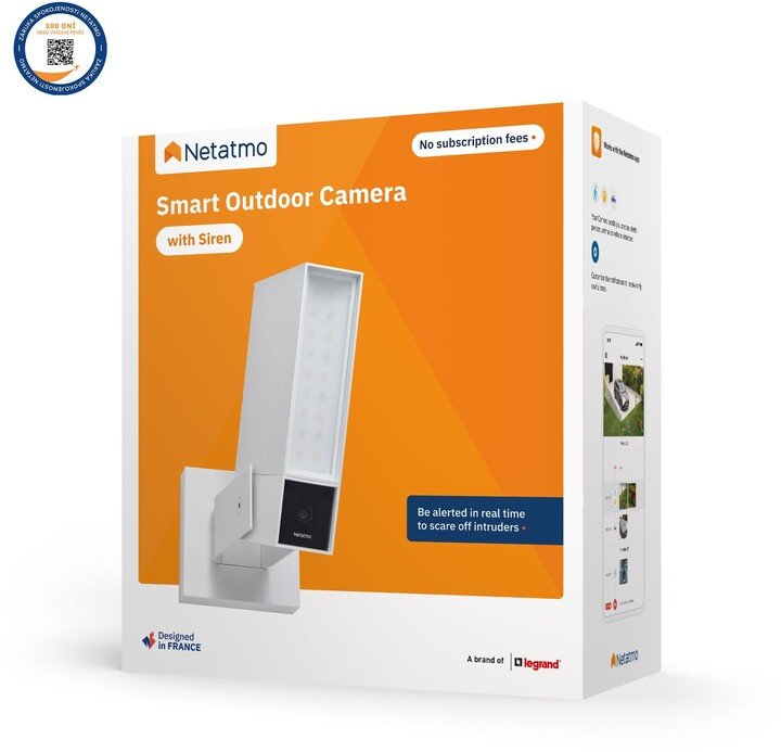 Netatmo Outdoor Camera with Siren, White - Thumbnail 3