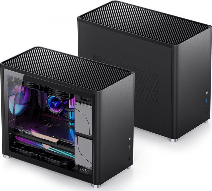 Jonsbo D30 Case, Black, Micro Tower - Thumbnail 2