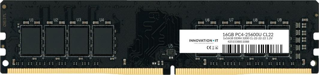 Innovation IT DDR4 Memory, 16 GB, 3200 MHz, CL22 - Image 1