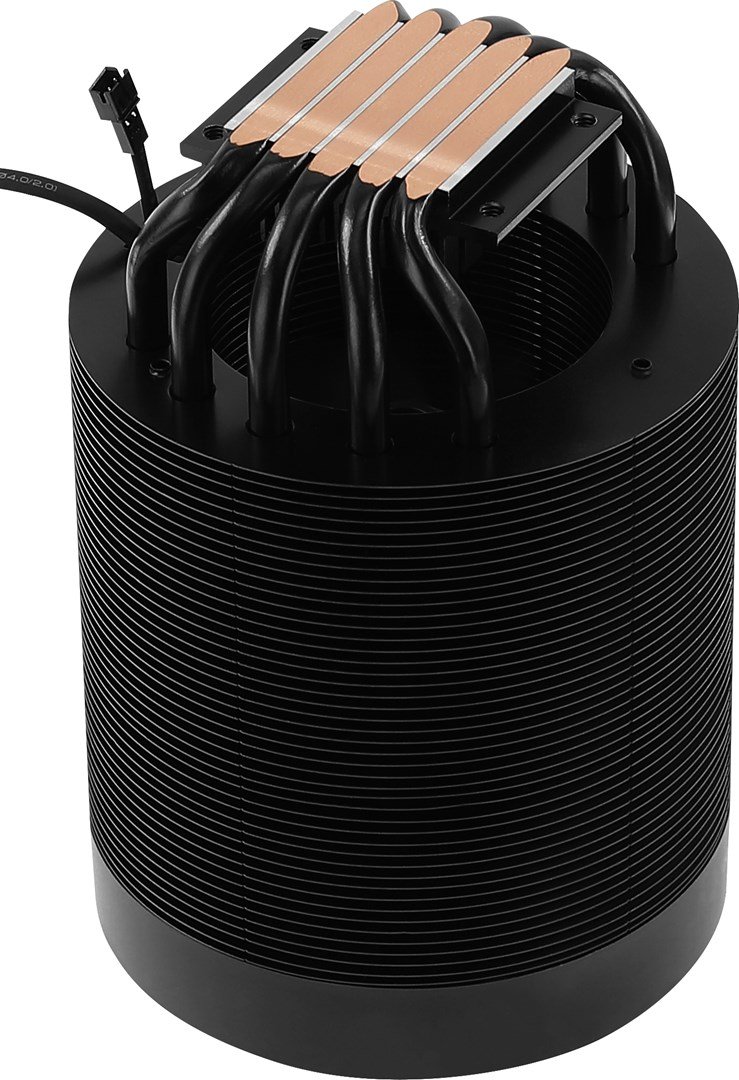 Aerocool Mirage 5 Processor Cooler, 6 cm, Black - Thumbnail 5