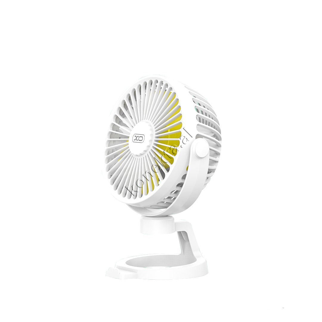 XO Freskuese Rechargeable Fan, White, 2400mAh - Thumbnail 5