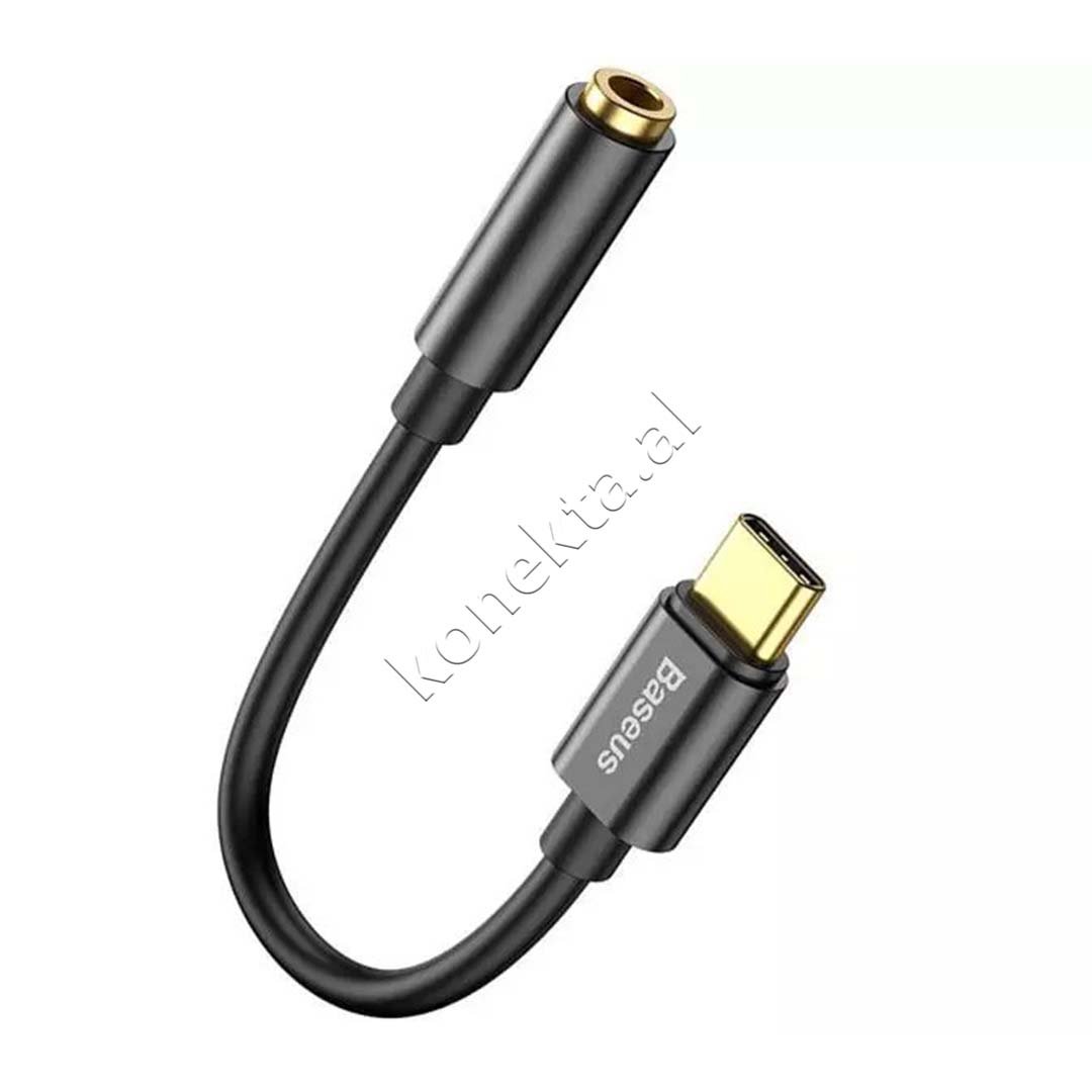 Baseus Type-C to AUX Female Adapter, Black - Thumbnail 2