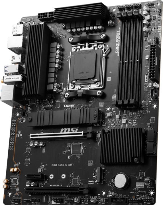 MSI PRO B650-S WIFI Motherboard - AMD B650 - Thumbnail 2