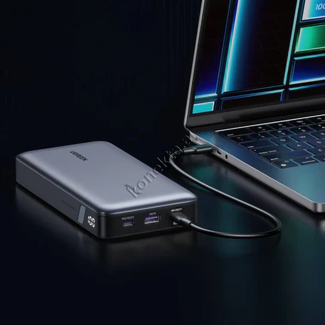 UGreen 25000mAh Power Bank, Black, 3 Ports, Fast Charging 145W - Thumbnail 5