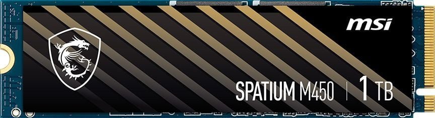 MSI Spatium M450 SSD, 1TB, M.2 2280 PCI-E x4 Gen4 NVMe - Image 1