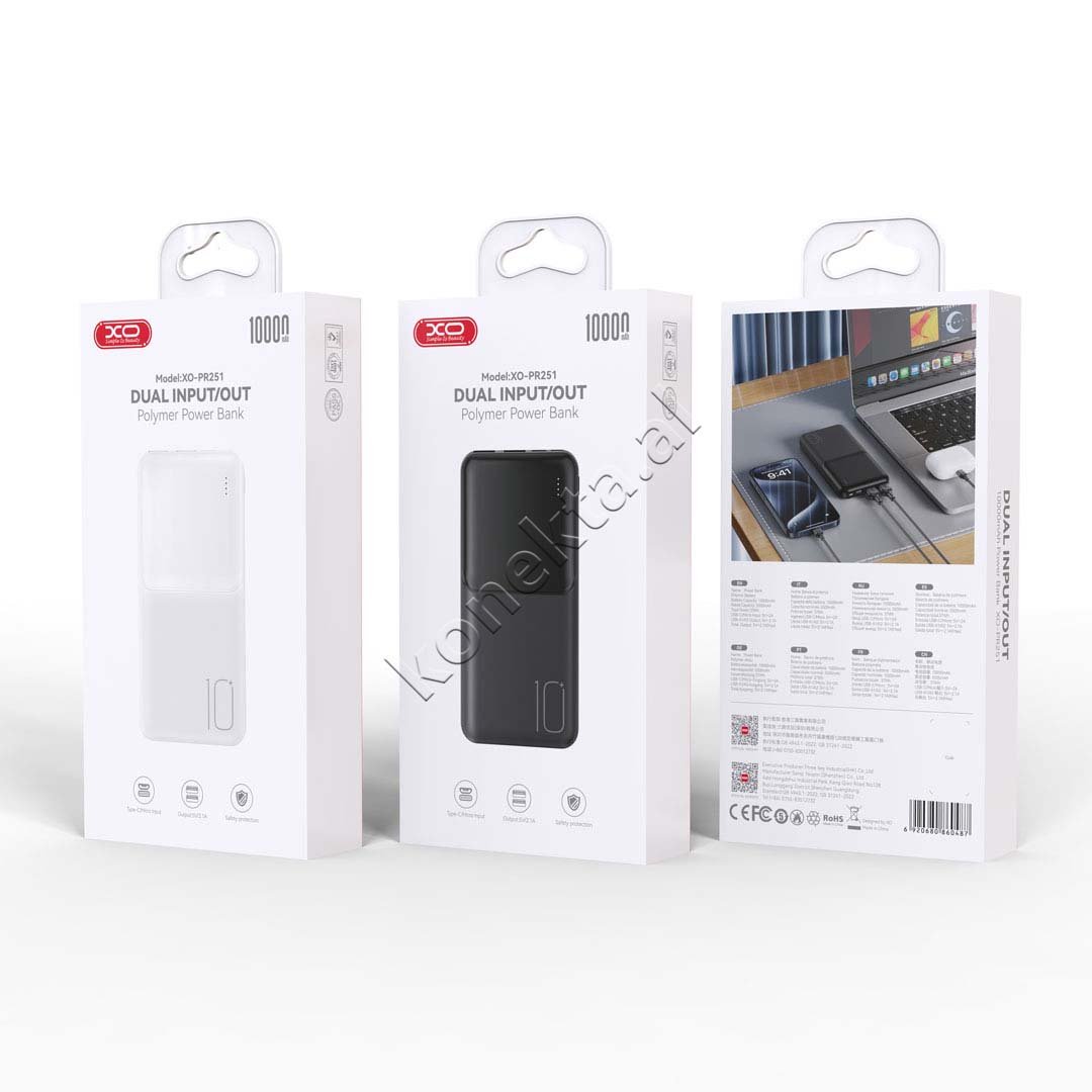 XO 10000mAh External Battery with 4 Ports - Thumbnail 8