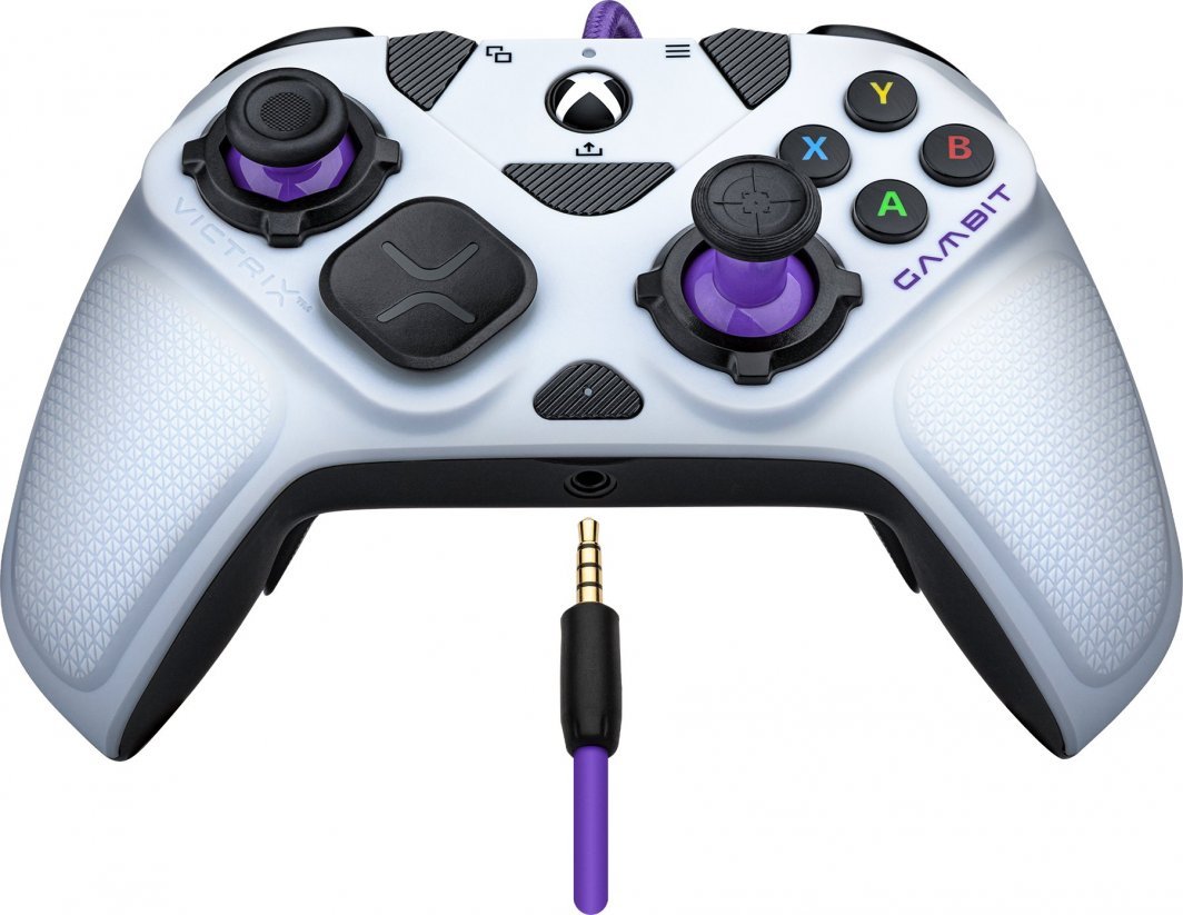 Victrix Gambit Tournament Controller, Wired, White / Purple - Thumbnail 3