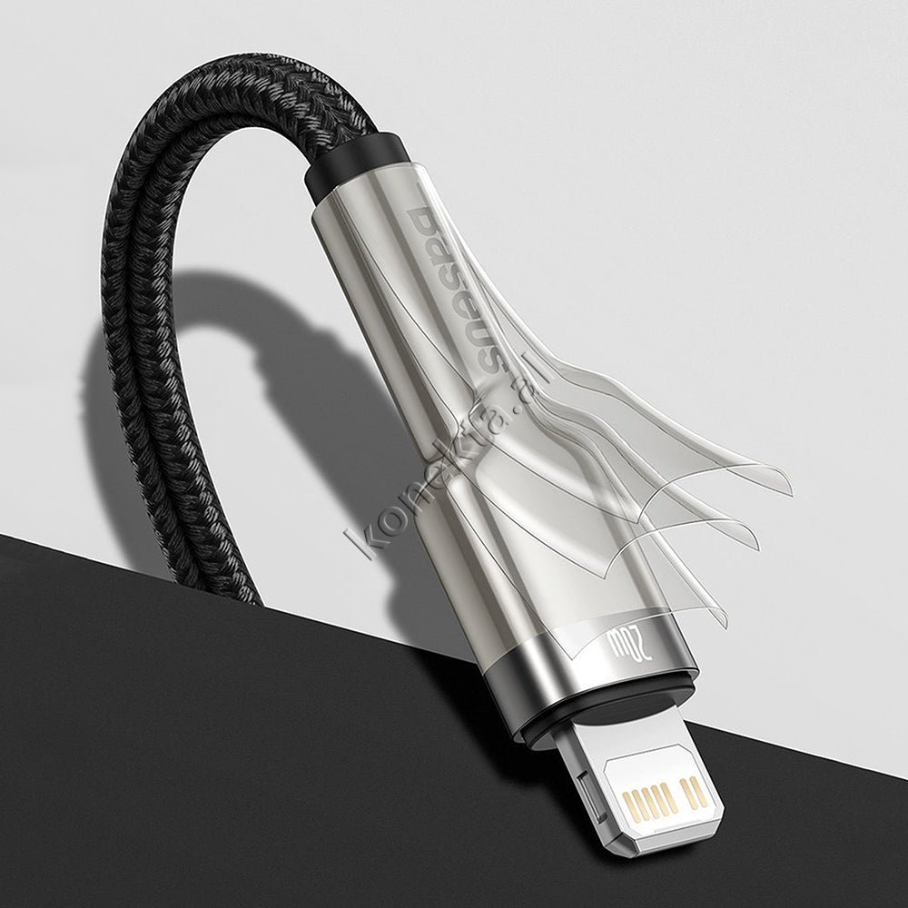 Baseus Cafule 20w Cable, 2m, Type-C to Lightning - Thumbnail 14